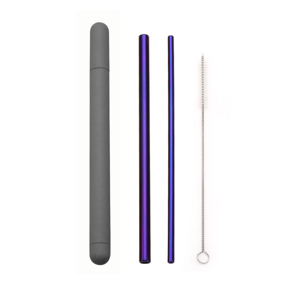 Metal Straws + Case - Grafton Collection