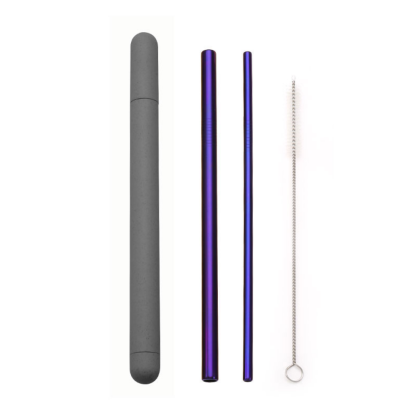 Metal Straws + Case - Grafton Collection