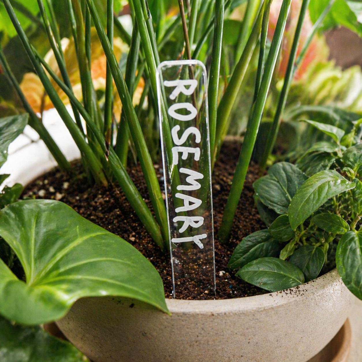 Clear Pmma Plant Labels For Garden And Use 12 Pieces