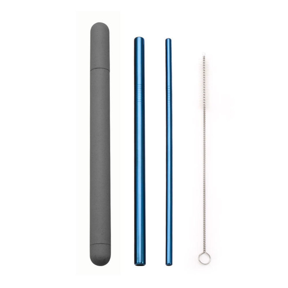 Metal Straws + Case - Grafton Collection