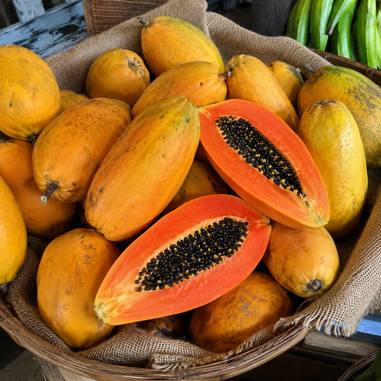 50 Pieces Cream Papaya Fruit Seeds For Planting