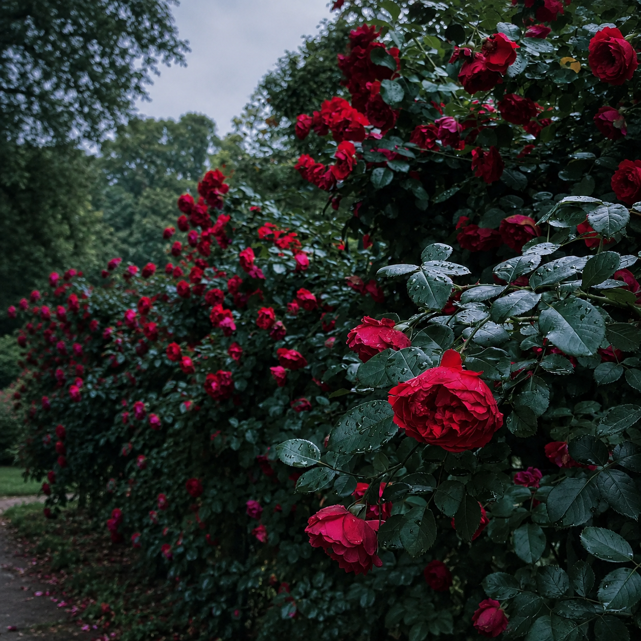 200 Pieces Climbing Wall Evergreen Rose Garden Seeds
