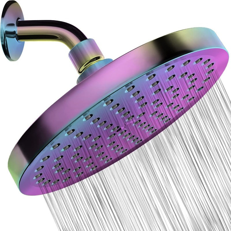 High Pressure Rain Modern Tool-Less Installation Adjustable Replacement For Your Bathroom Shower Heads - Grafton Collection