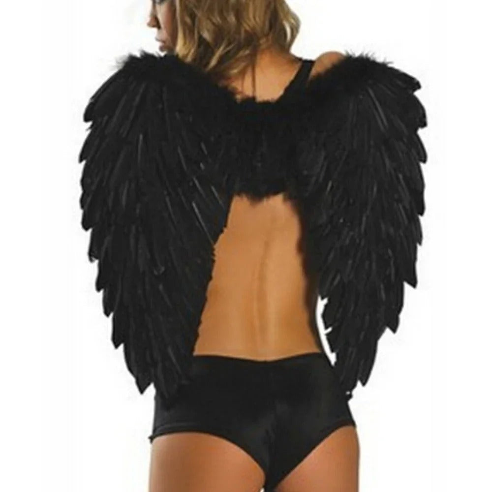 Realistic Angel Wings Costume – Halloween Party Decoration, Dress-Up, Cosplay, and Stage Performance Props