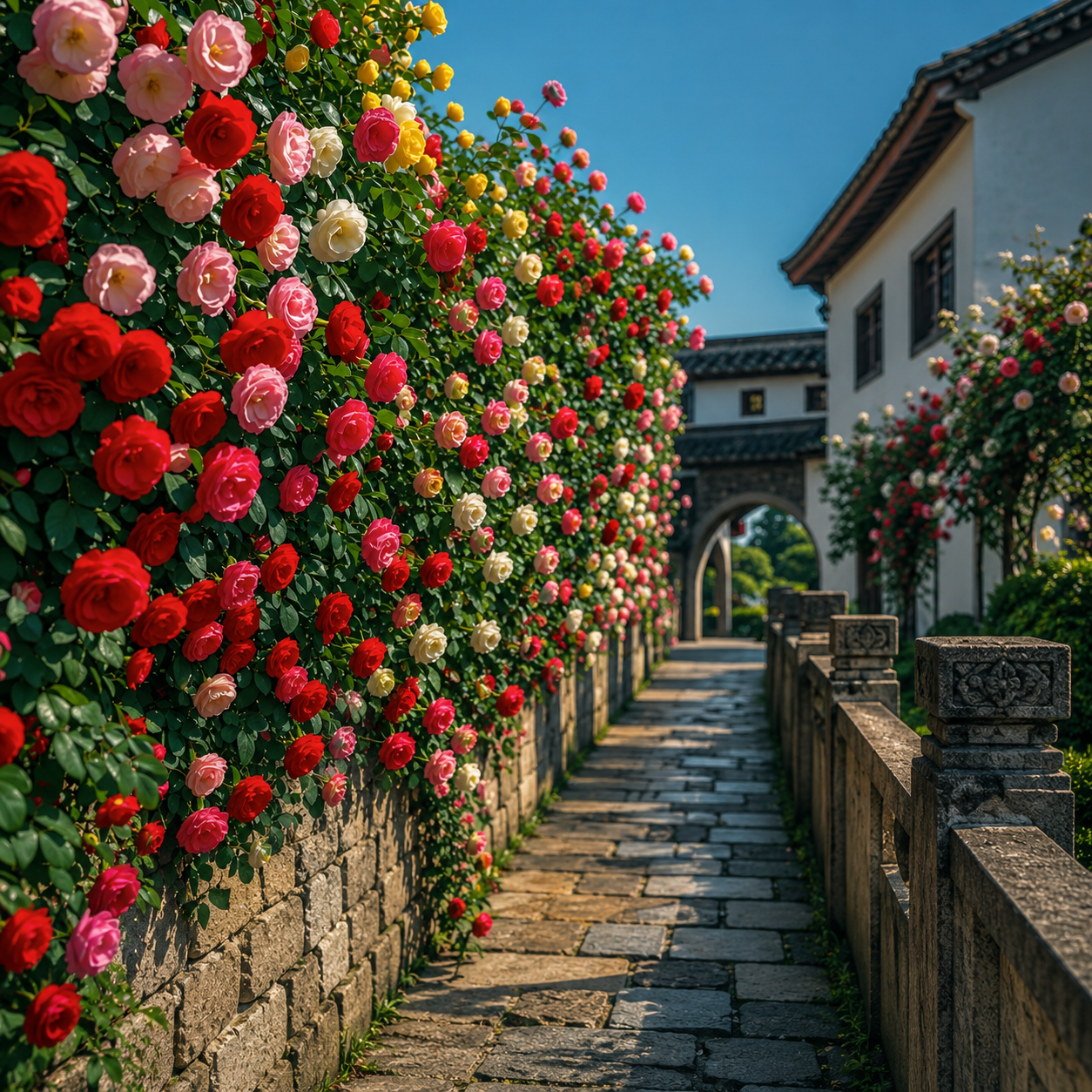 200 Pieces Climbing Wall Evergreen Rose Garden Seeds