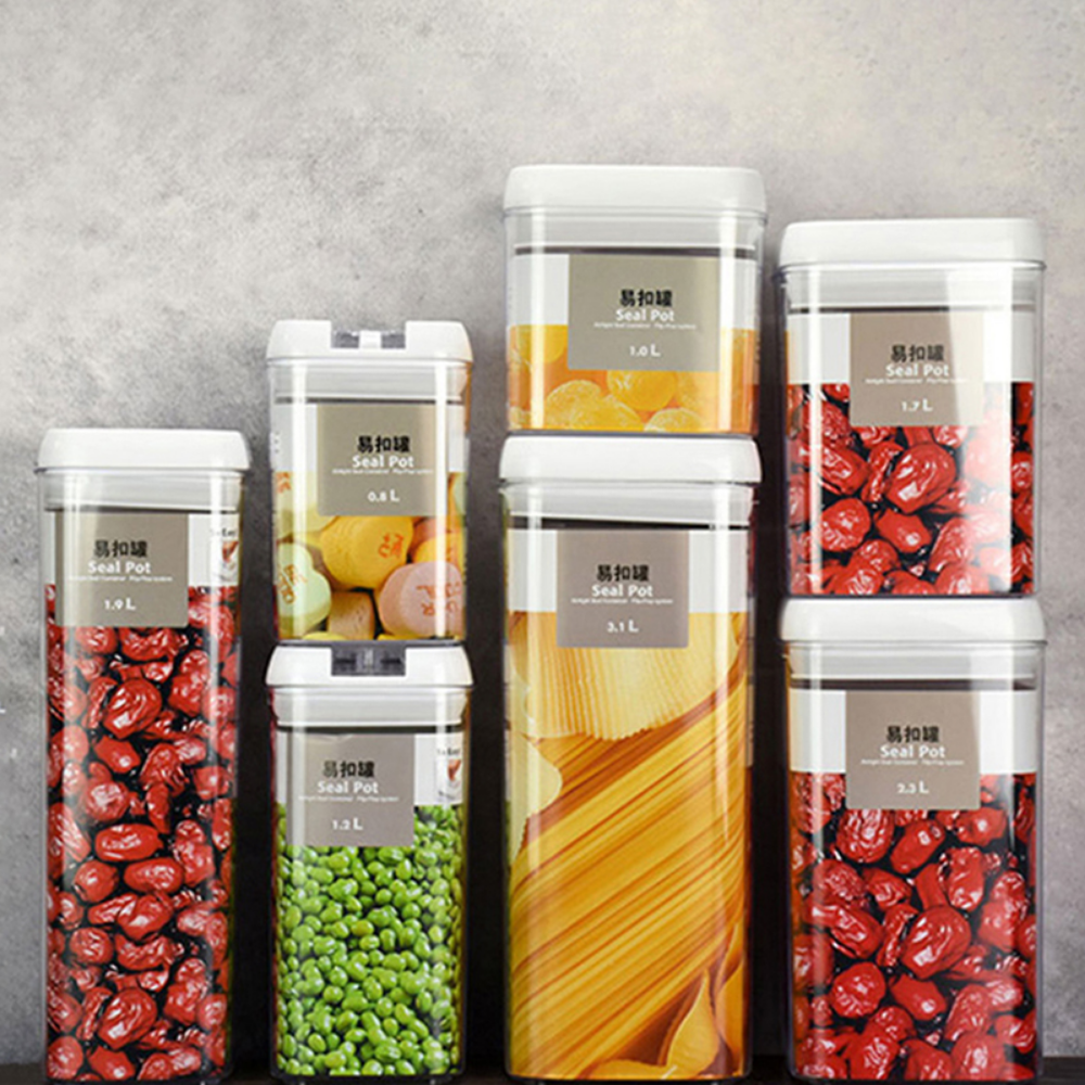 Airtight Food Storage Organizers - 5 Pieces - Grafton Collection