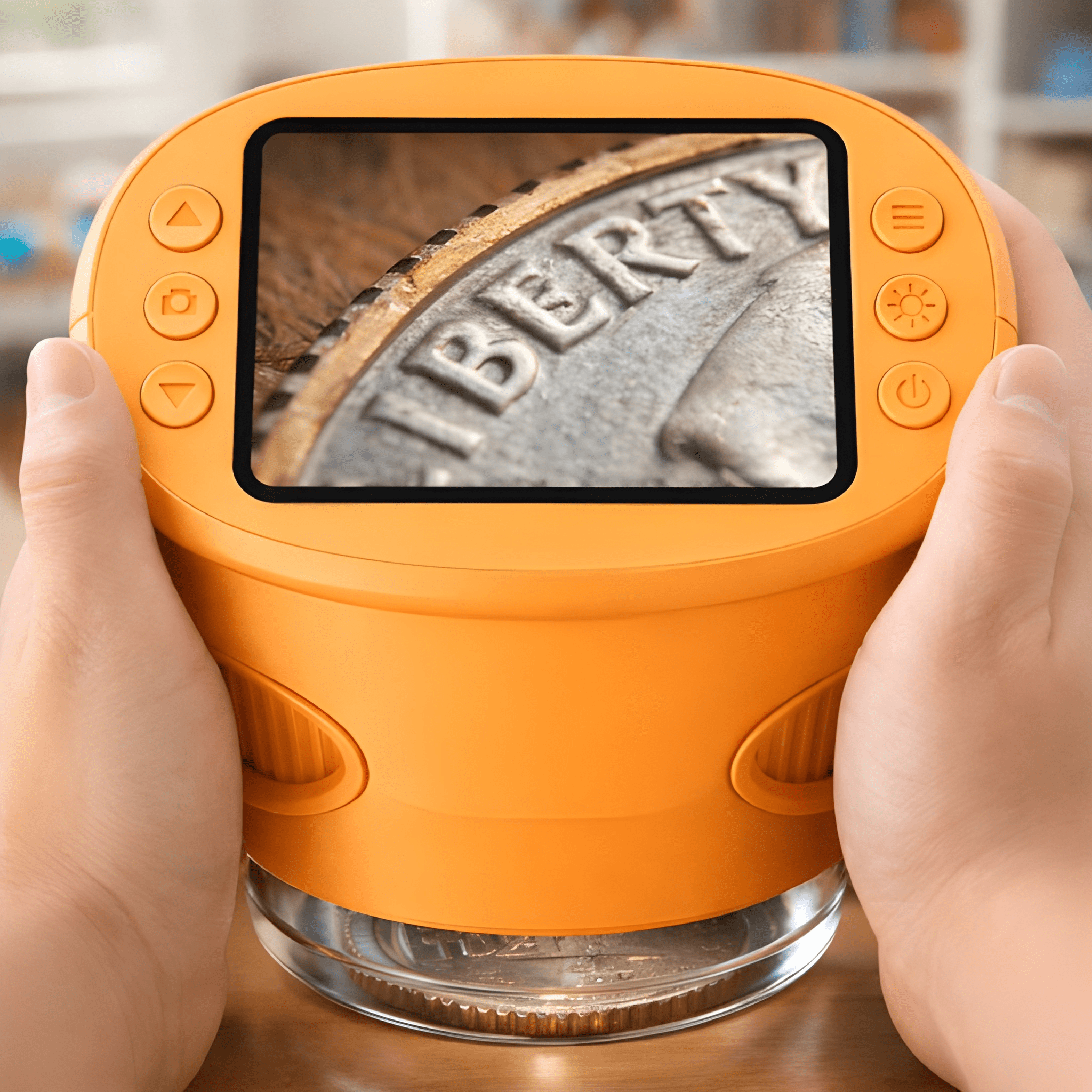 Mini Digital Pocket Microscope For Kids With 1000x Zoom Display