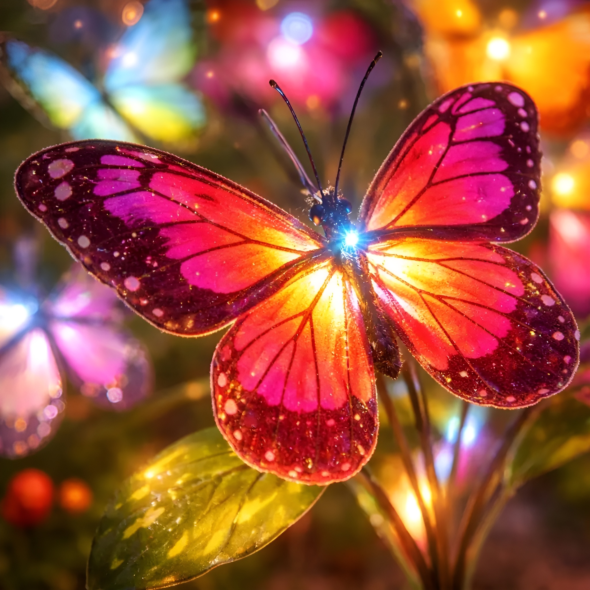 Butterfly Solar Garden Lights Set