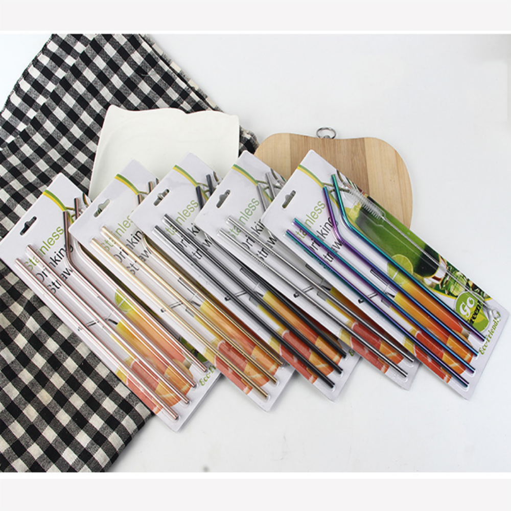 Copper Straw Set + Brush - Grafton Collection