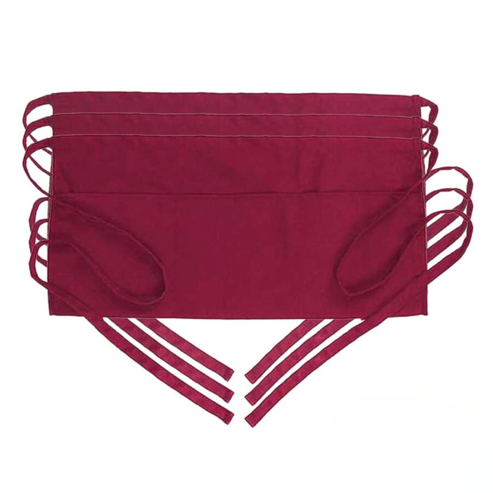 Waterproof Oil Resistant Apron With 3 Pockets For Women