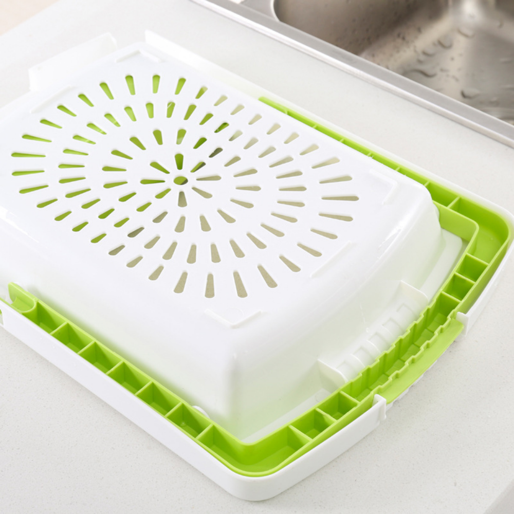 Retractable Multi-Function Storage Basket & Cutting Board - Grafton Collection
