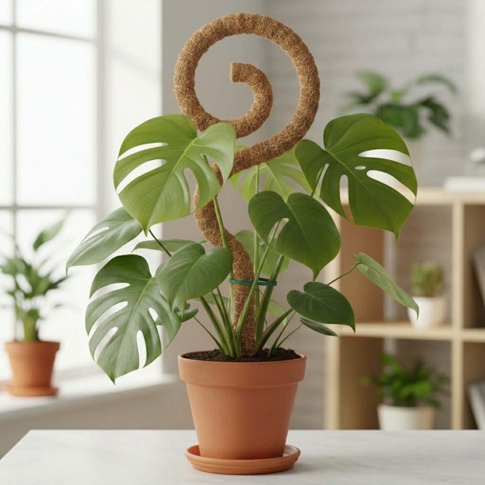 Bendable Coco Coir Moss Pole For Climbing Plant Support