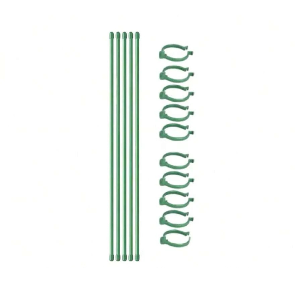 Green Plant Support Rods