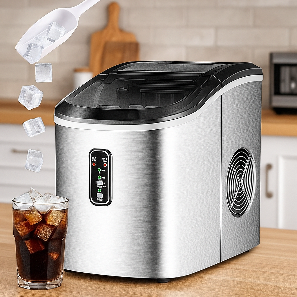 Nugget Ice Maker Countertop With Handle