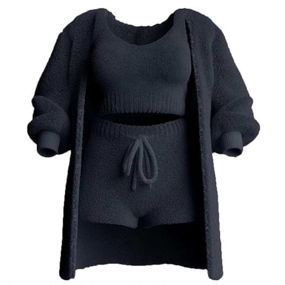 3 Pieces Cozy Knit Set 