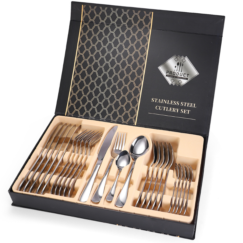 Stainless Steel Cutlery Set - 16 & 24 Pieces - Grafton Collection