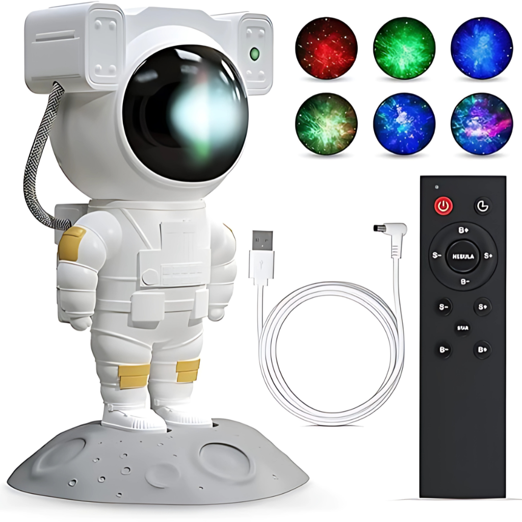 Astronaut Galaxy Projector Night Light