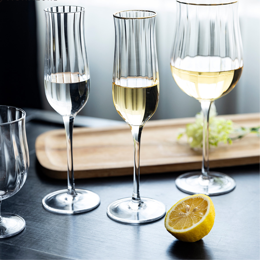 Gold Rim Glasses - Grafton Collection