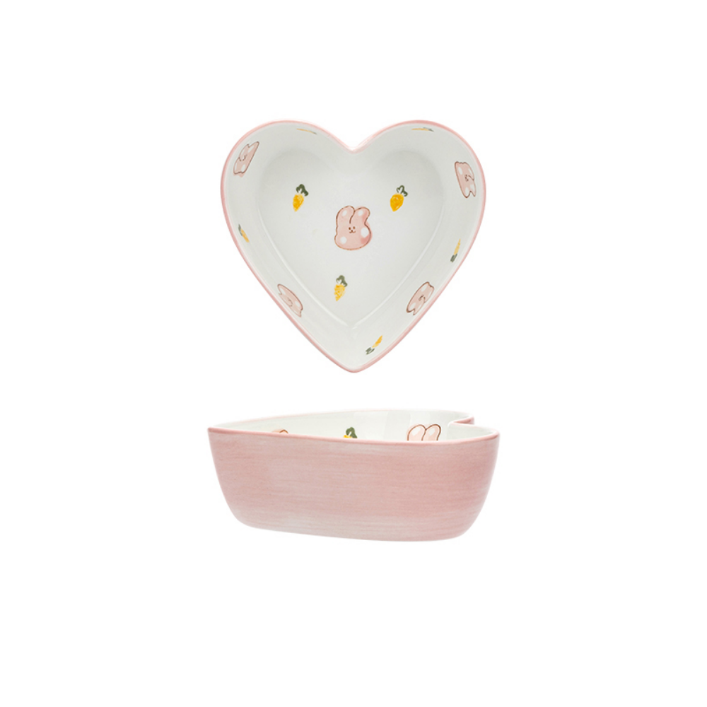 Heart-Shaped Ceramic Dishes - Grafton Collection