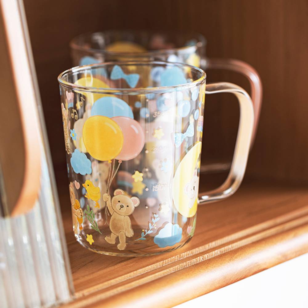 Cartoon Bear Glass Mugs - Grafton Collection