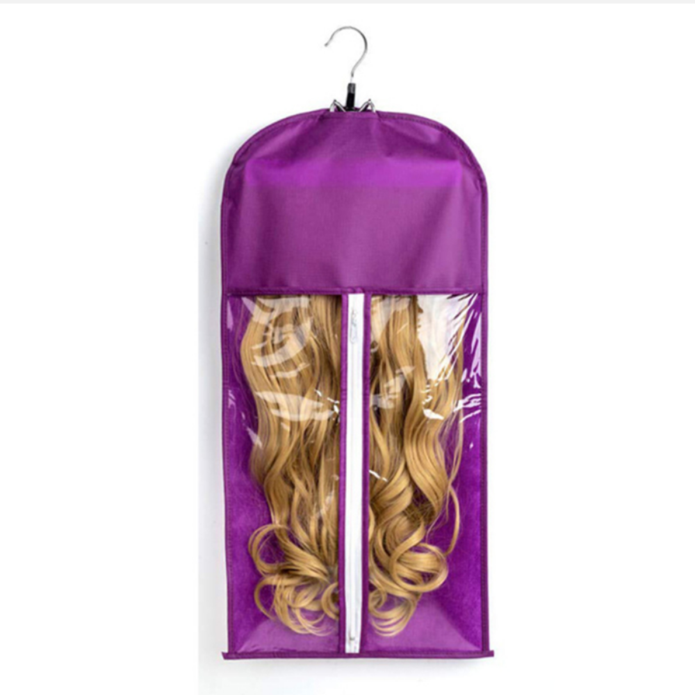 PVC Waterproof & Dustproof Wig Cover Bag With Clip - Grafton Collection