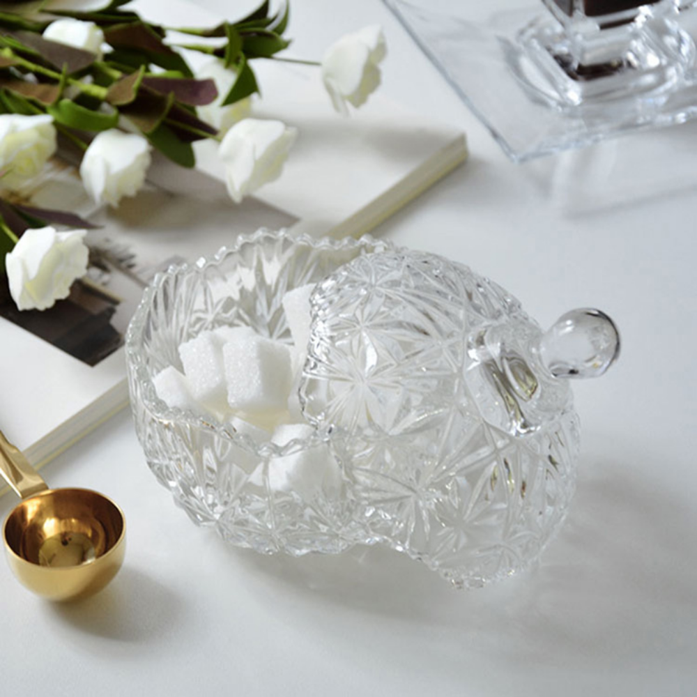 Decorative Glass Jar With Lid - Grafton Collection