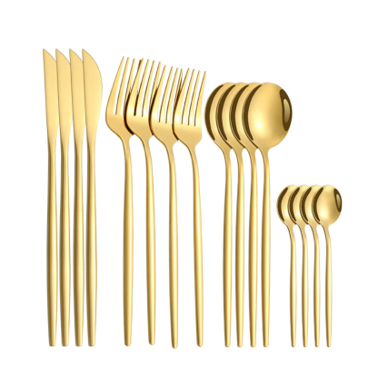 Stainless Steel Long Handle Cutlery Set - Grafton Collection