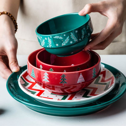 Christmas Themed Dinnerware Sets - Grafton Collection