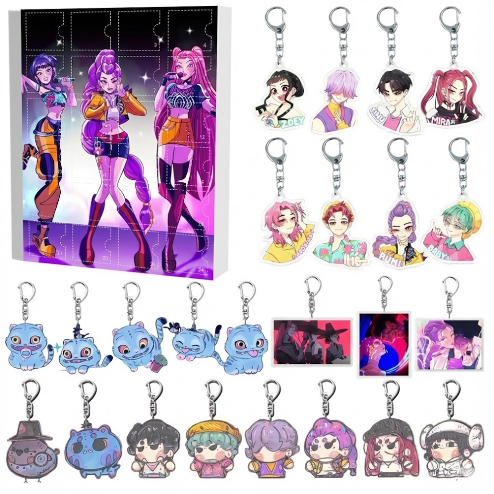 New 2026 Advent Calendar Acrylic Christmas Tree Ornaments Blind Box