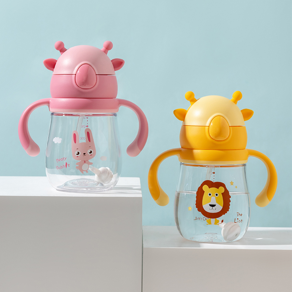 Double-Handle Sippy Cups With Measurements - Grafton Collection