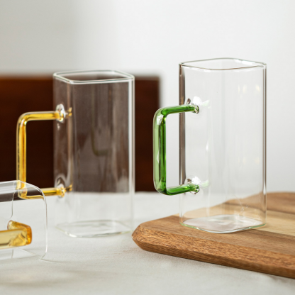 Square Glass Mugs - Grafton Collection