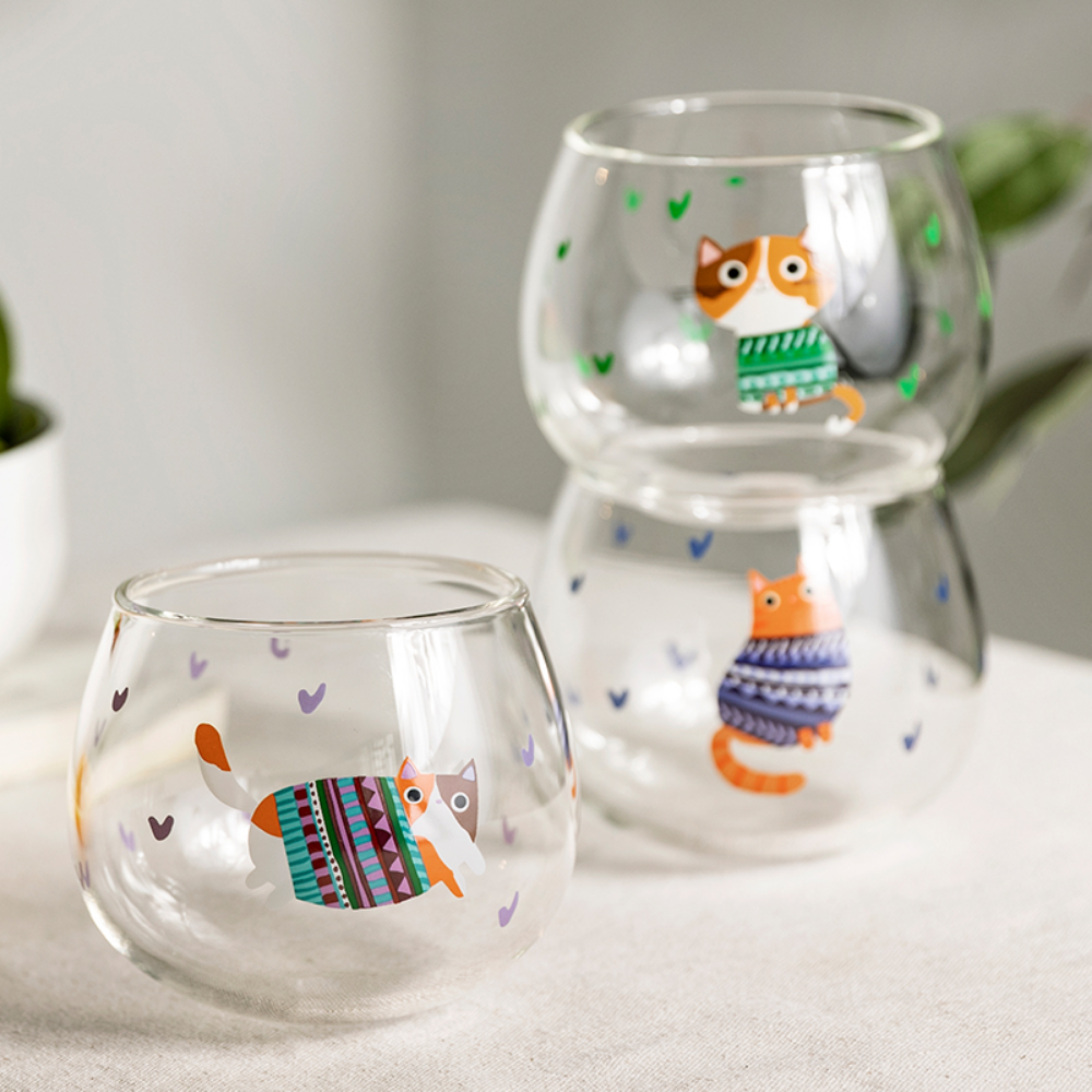 Cat Glass - 450ml - Grafton Collection