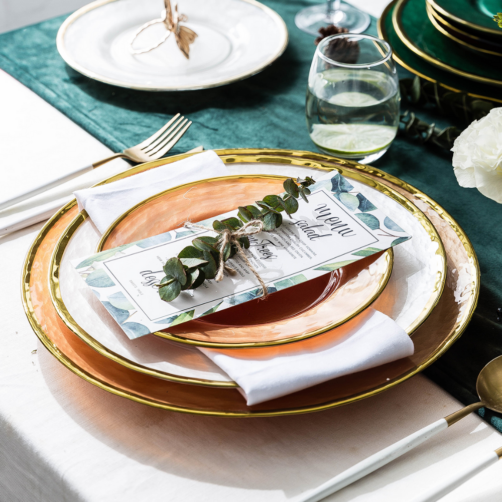 European Style Glass Plates - Grafton Collection