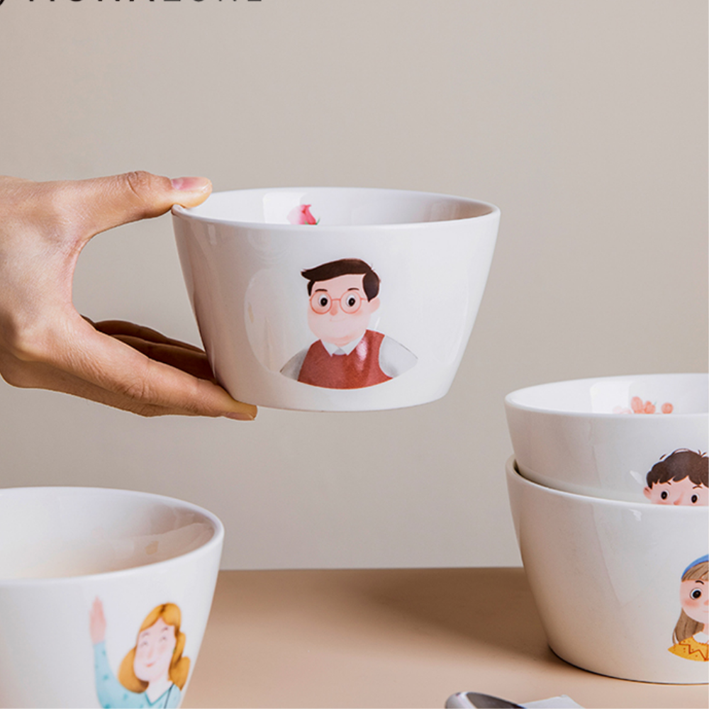 Family Series Porcelain Dinnerware Ceramic Tableware - Grafton Collection