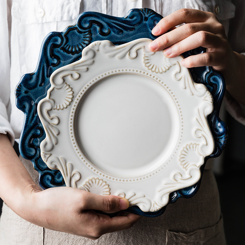 European Style Ceramic Dinner Plates - Grafton Collection