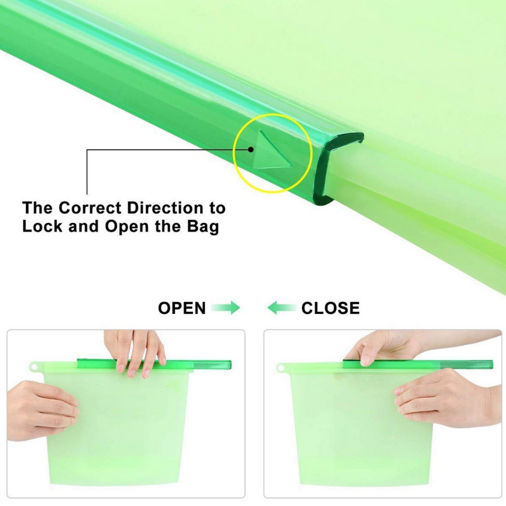 Silicone Coloured Storage Bags - Grafton Collection