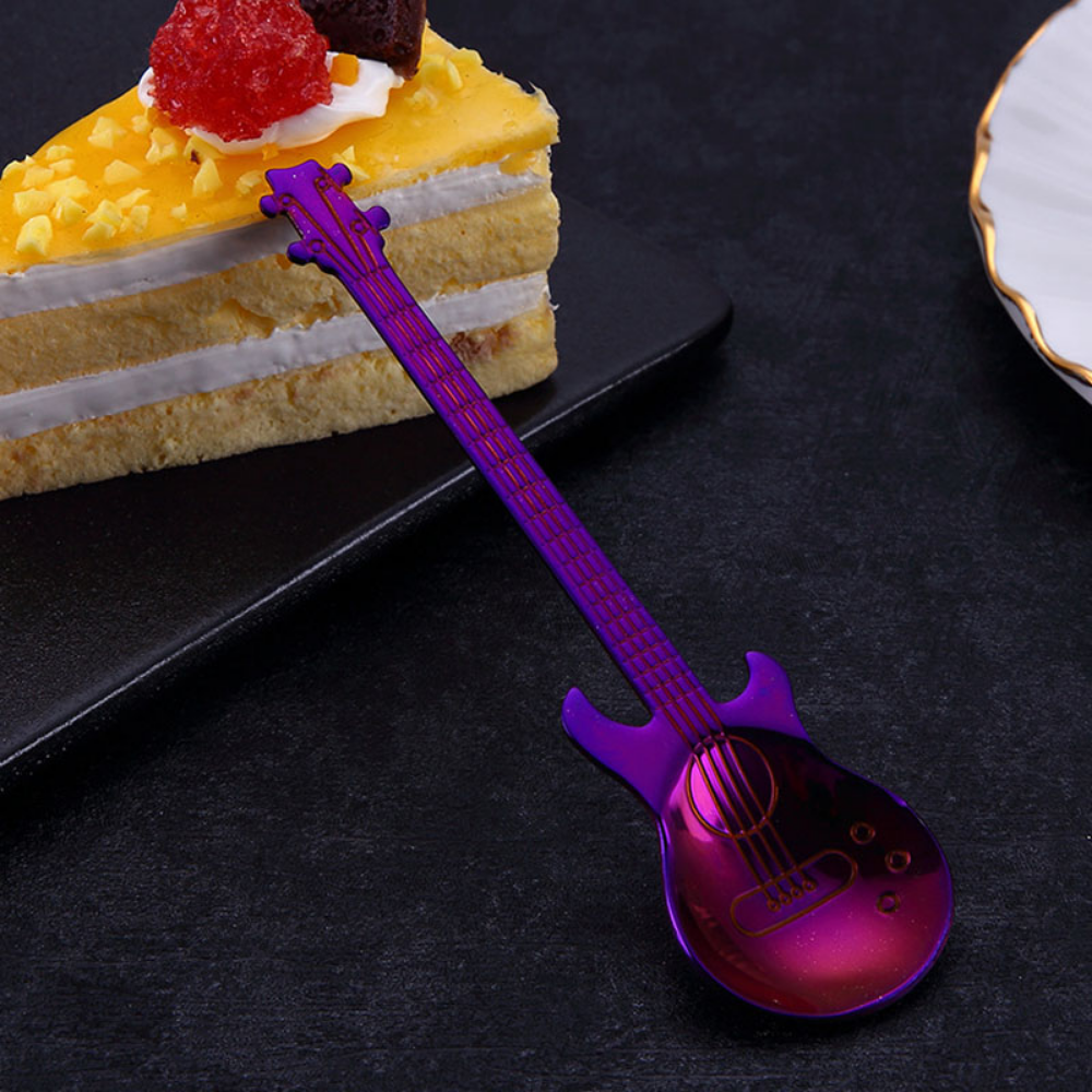 Creative Guitar Shaped Stainless Steel Spoons - Grafton Collection