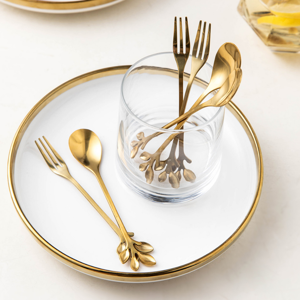 6 Piece Leaf Cutlery Set - Grafton Collection