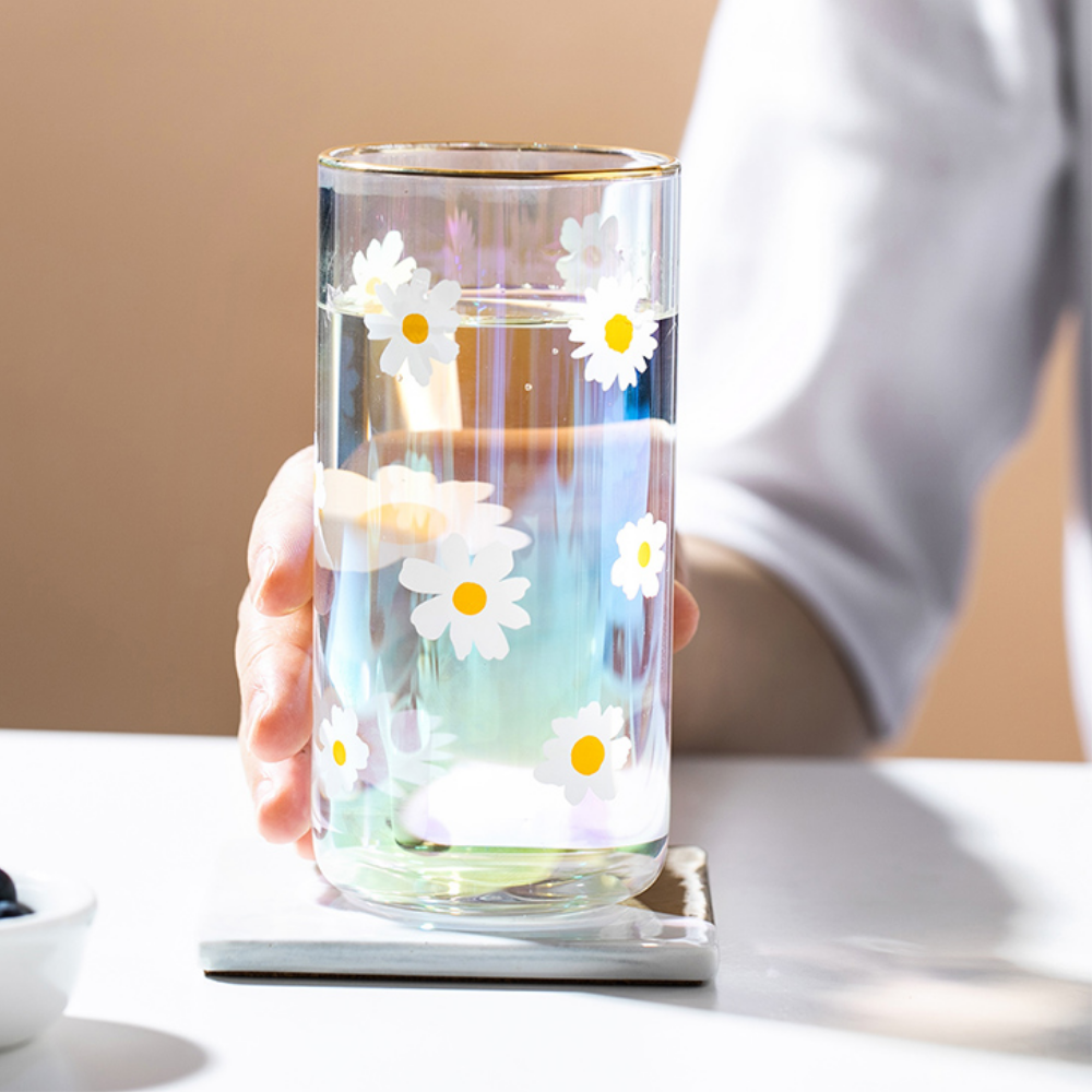 Iridescent Flower Glasses - Grafton Collection