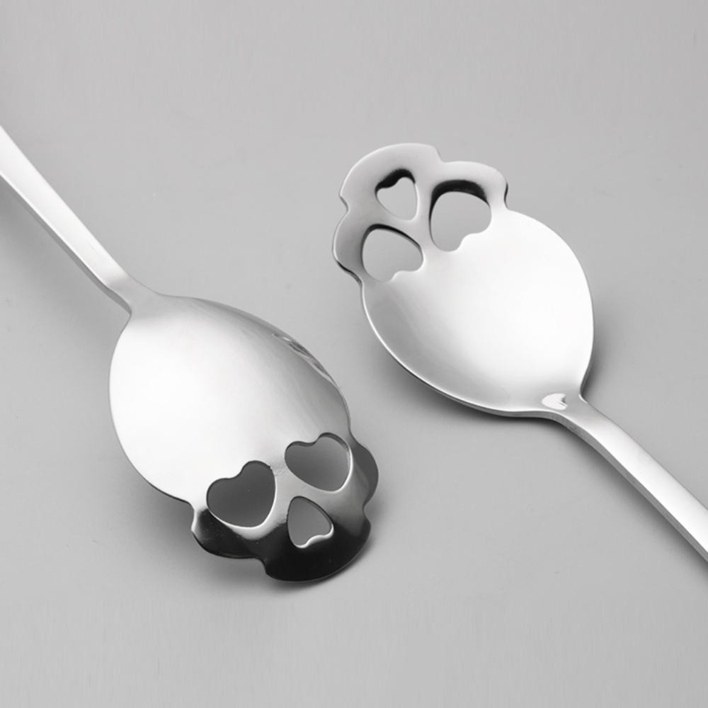 Stainless Steel Skeleton Shape Serving Spoon - Grafton Collection