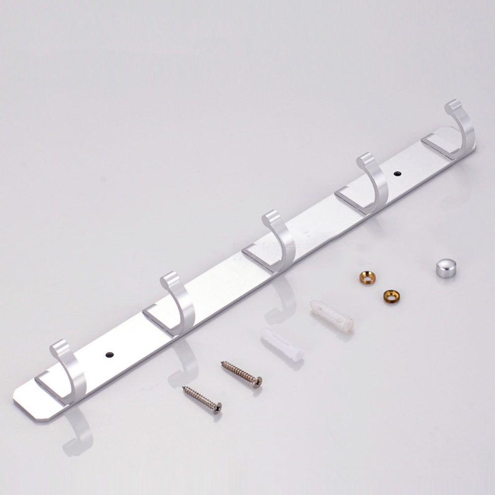 Golden Space Aluminum Wall Hanging Storage Hooks - Grafton Collection