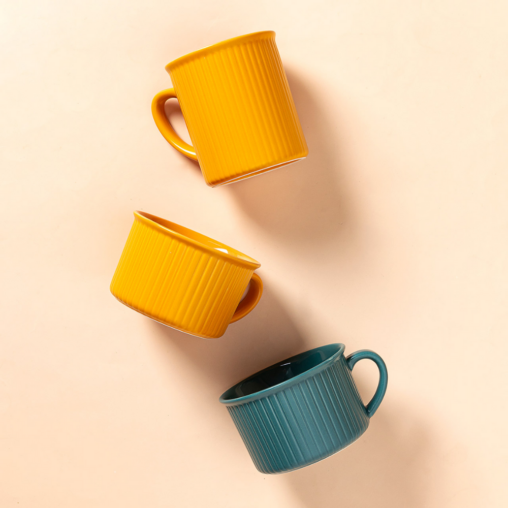 Ceramic Ripped Mugs - Grafton Collection