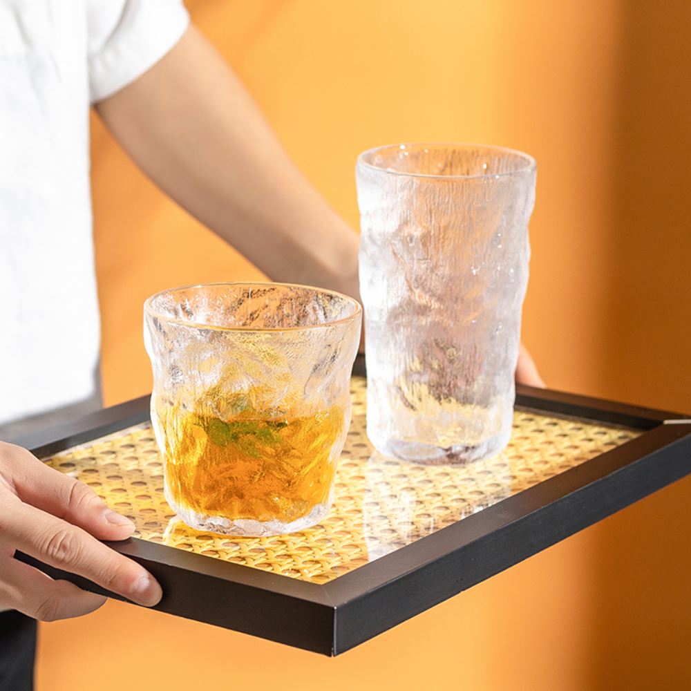 Crinkle Glass Mugs - Grafton Collection