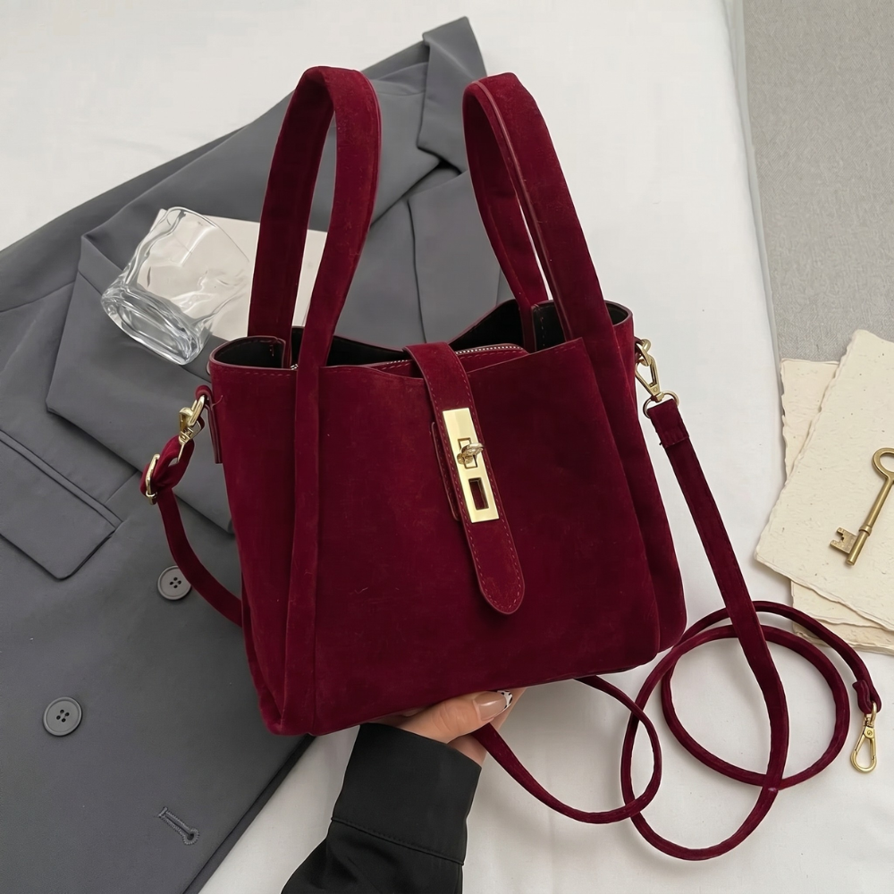 Retro Style Crossbody Bag For Work