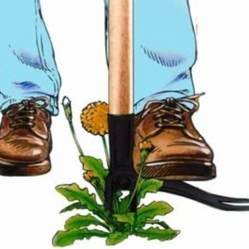 Stand Up Puller Tool With Long Handle - Made With Real Bamboo & 4-Claw Steel Head Design - Easily Remove Without Bending, Pulling, Or Kneeling - Grafton Collection