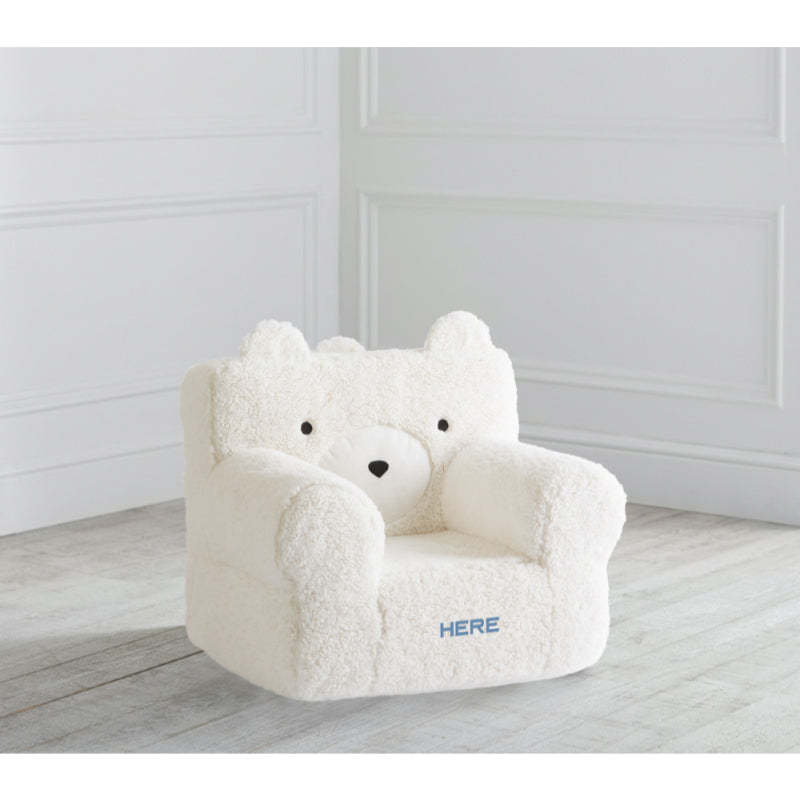 Ivory Anywhere Chair Ivory Sherpa Bear Slipcover - Grafton Collection