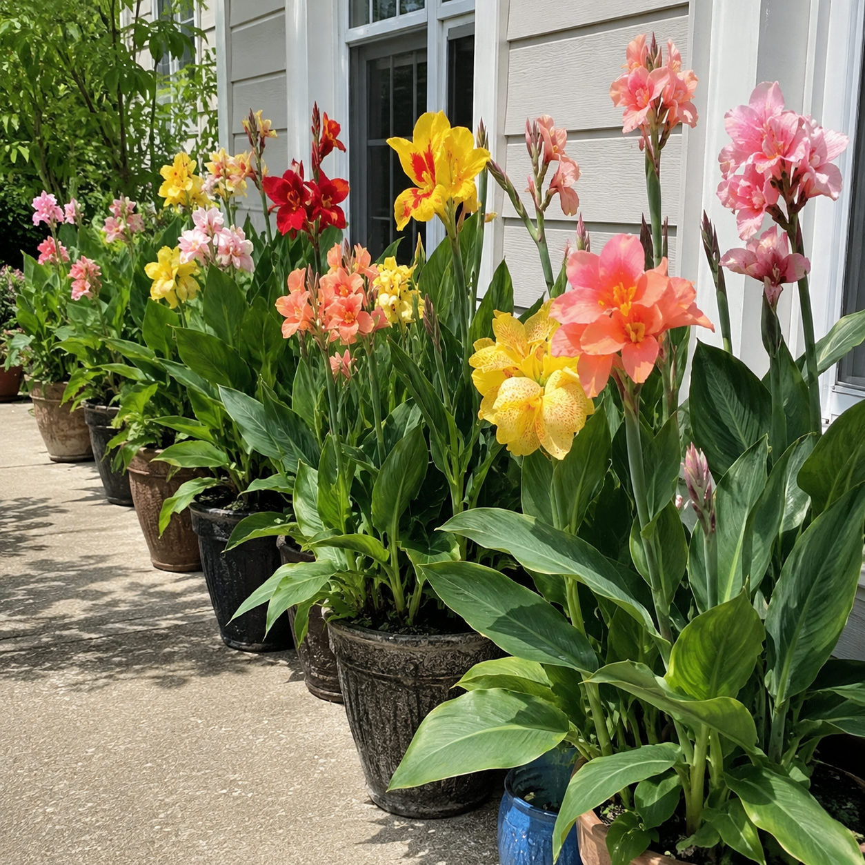 189 Pieces Mixed Canna Lily Flower Seeds for Garden Planting
