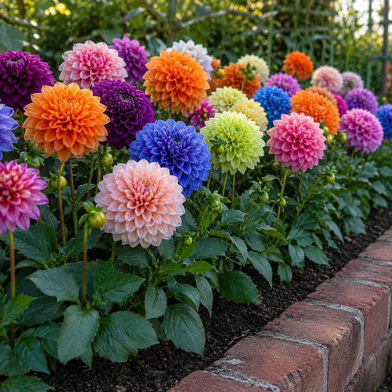 200 Pieces Mix Colored Dahlia Flower Garden Seeds