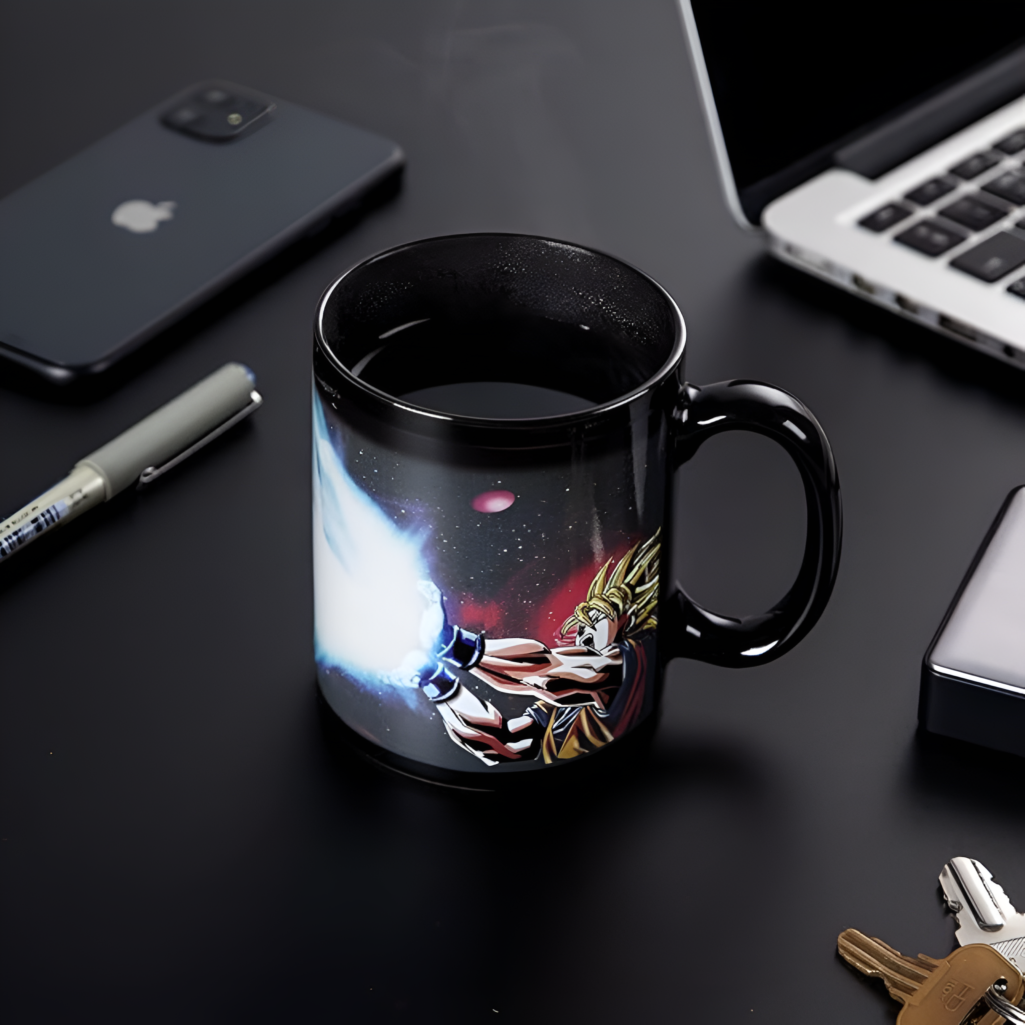 Dragon Ball Z Magic Mugs Colour Changing Goku Kamehameha Coffee Mug
