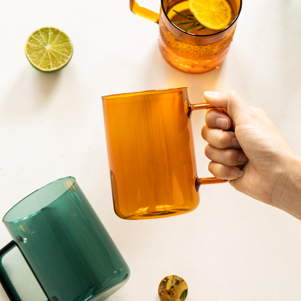 Colored Glass Mugs - Grafton Collection